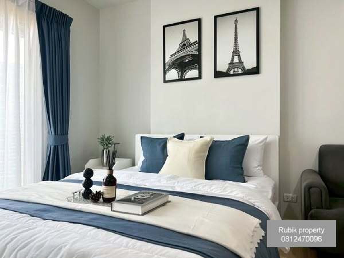 For RentCondoThaphra, Talat Phlu, Wutthakat : Metro Sky Condo Rental - Near BTS only 450 meters, high floor, good view, ready to stay! (RB951)
