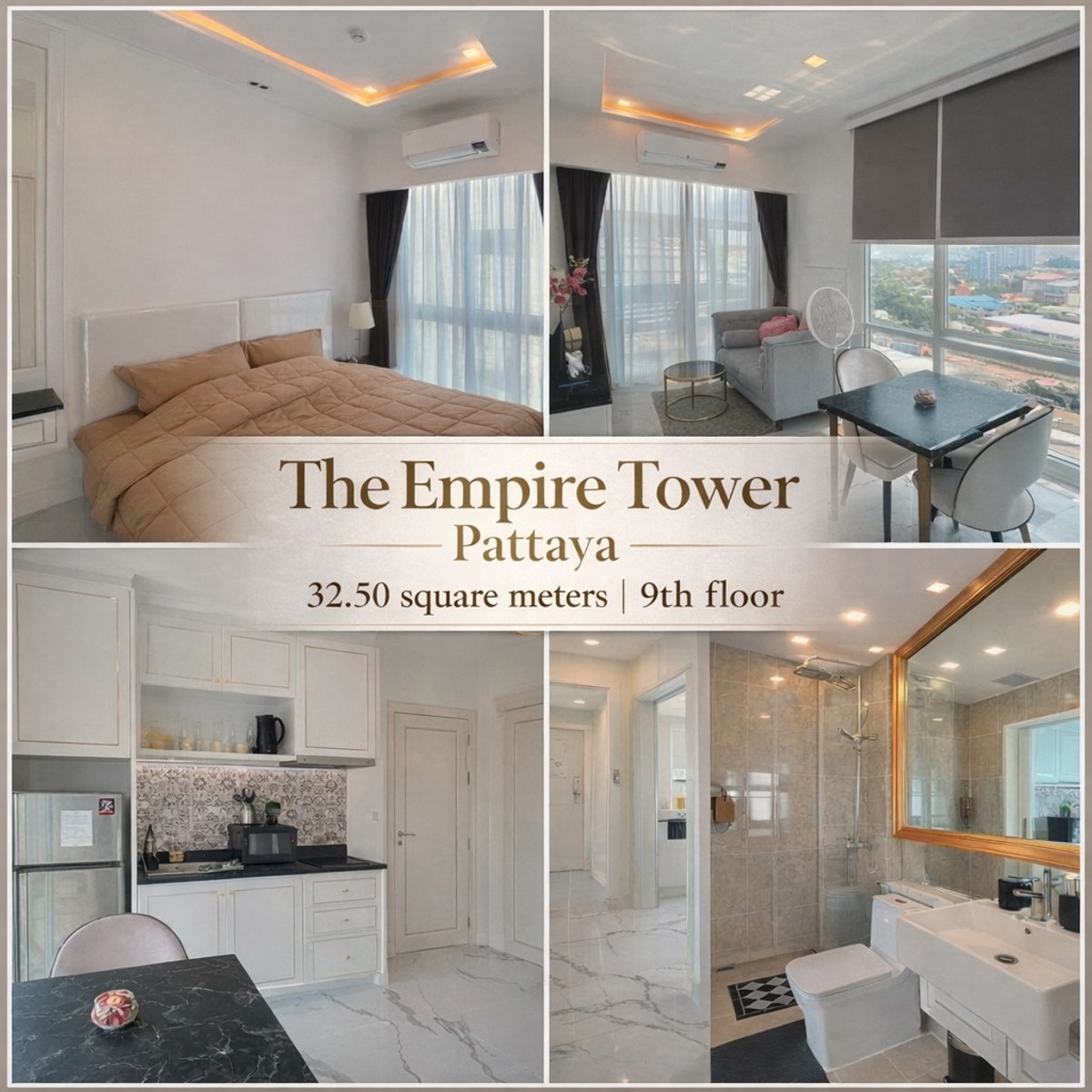 For SaleCondoPattaya, Bangsaen, Chonburi : Sell+rent 063-479-8245 Urgent new room