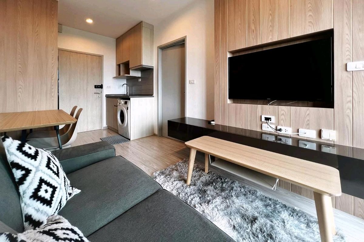 For RentCondoBangna, Bearing, Lasalle : Rent 1 bedroom, good view at Ideo Mobi Eastgate, near BTS Bangna, the room is ready to see.