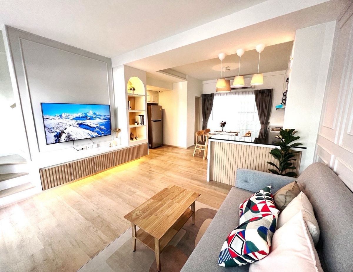 ให้เช่าทาวน์โฮมบางนา แบริ่ง ลาซาล : 💥ForRent💥Indy2 Bangna Ramkhamhang2 🏡 Near Mega Bangna, D-PREP, Verso ‼️ Ready to move in ‼️  Fully Furnished ✨