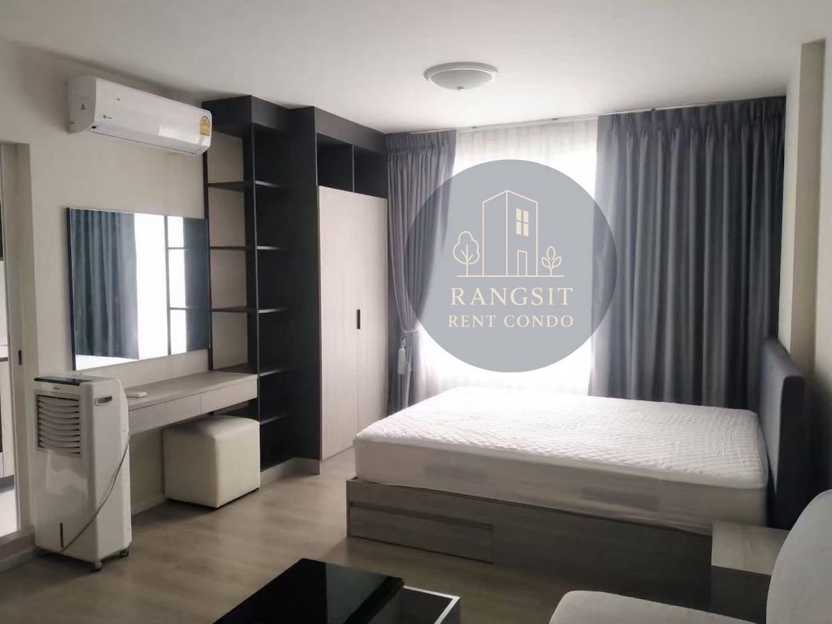 ให้เช่าคอนโดปทุมธานี รังสิต ธรรมศาสตร์ : ให้เช่าคอนโด D condo campus dome resort rangsit TU เฟส 3