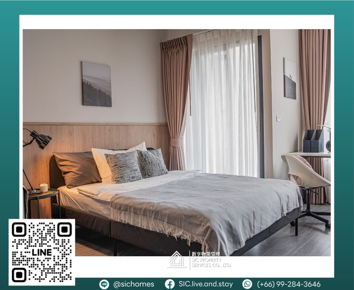 For RentCondoOnnut, Udomsuk : For Rent🌟IDEO Sukhumvit Rama 4 🌟Studio 🛏️Size 30.17 sqm Can Walk to BTS Phra Khanong🚅