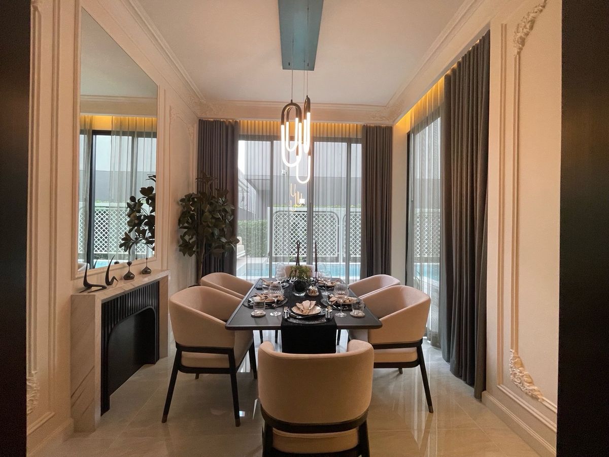 ขายบ้านเลียบทางด่วนรามอินทรา : 📢👇บ้านหรู 3 ชั้น พร้อมลิฟท์และสระว่ายน้ำส่วนตัว สงบ เงียบ เดินทางสะดวกใกล้จุดขึ้นลงทางด่วน (ภาพบ้านตัวอย่าง)