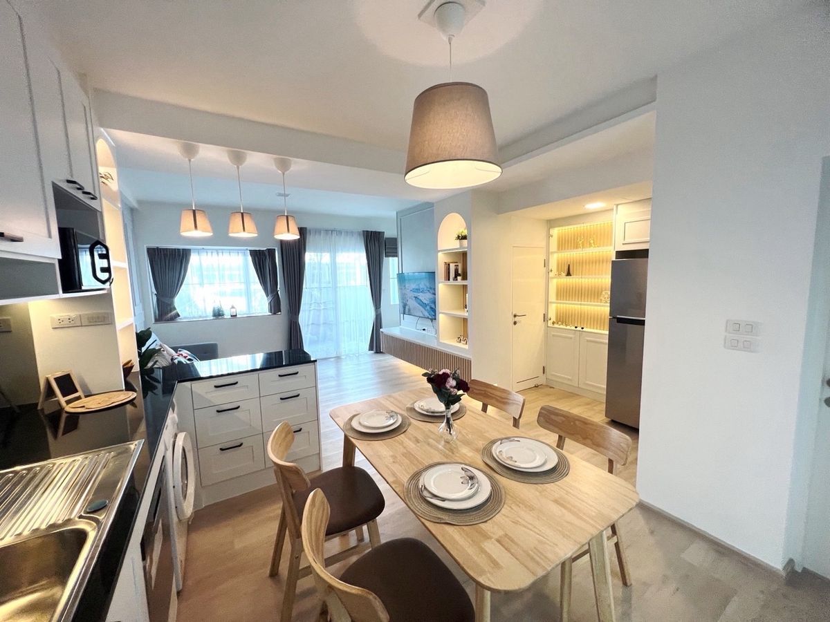 ให้เช่าทาวน์โฮมบางนา แบริ่ง ลาซาล : 💥ForRent💥Indy2 Bangna Ramkhamhang2 🏡 Near Mega Bangna, D-PREP, Verso ‼️ Ready to move in ‼️  Fully Furnished ✨
