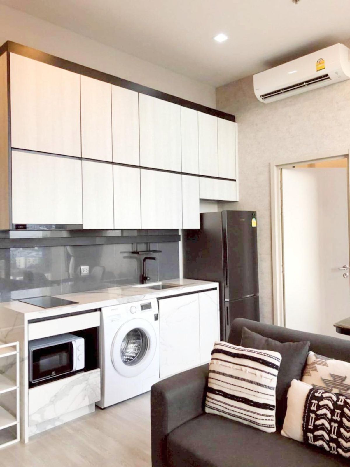 For RentCondoOnnut, Udomsuk : For rent: The Line Sukhumvit 101, 33 sqm, river view, near BTS Punnawithi