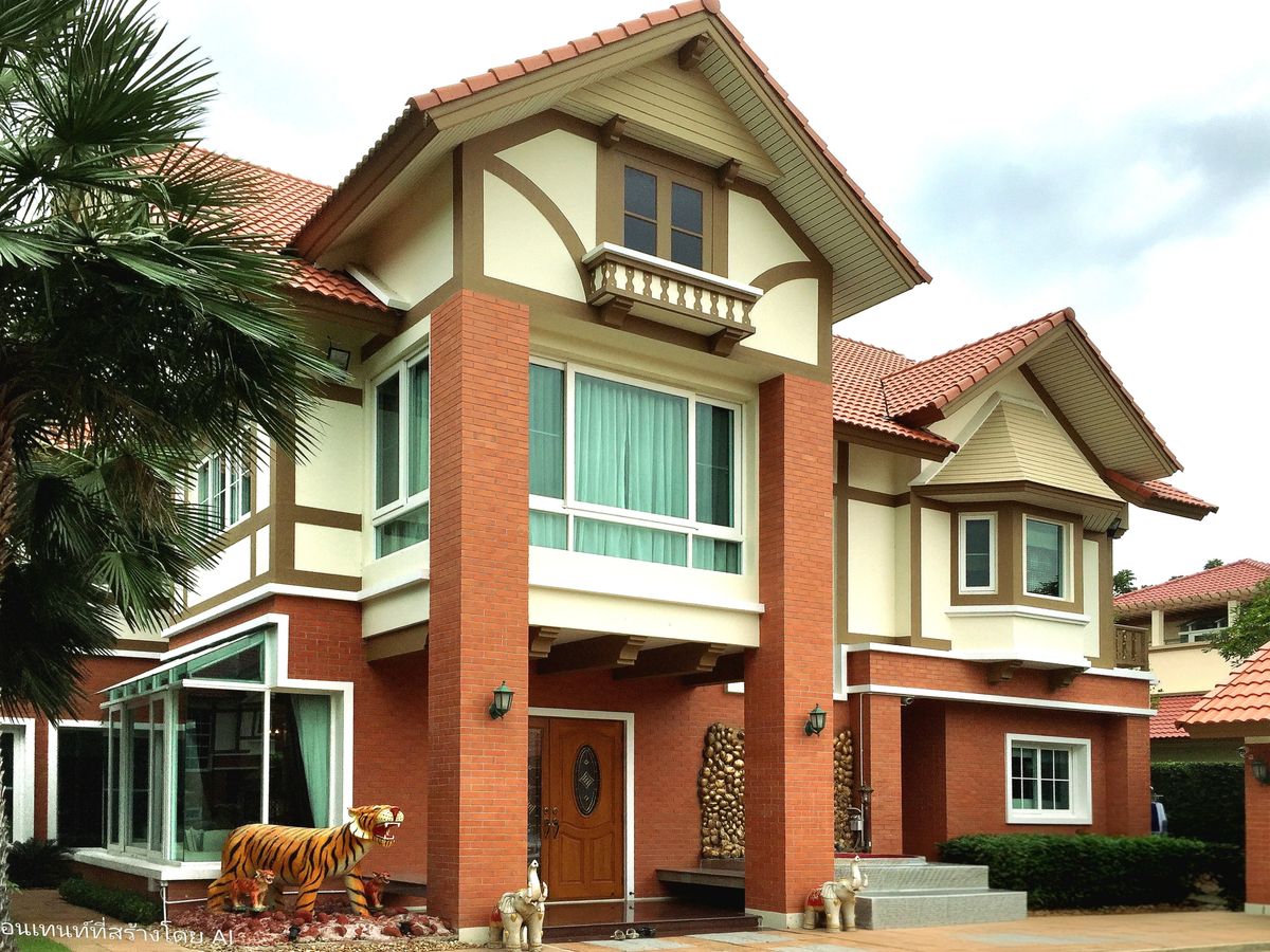 ขายบ้านแจ้งวัฒนะ เมืองทอง :  คฤหาสน์หรู หมู่บ้านพฤกษ์ภิรมย์ ราชพฤกษ์-รัตนาธิเบศร์ แปลงมุม พร้อมสระว่ายน้ำส่วนตัว