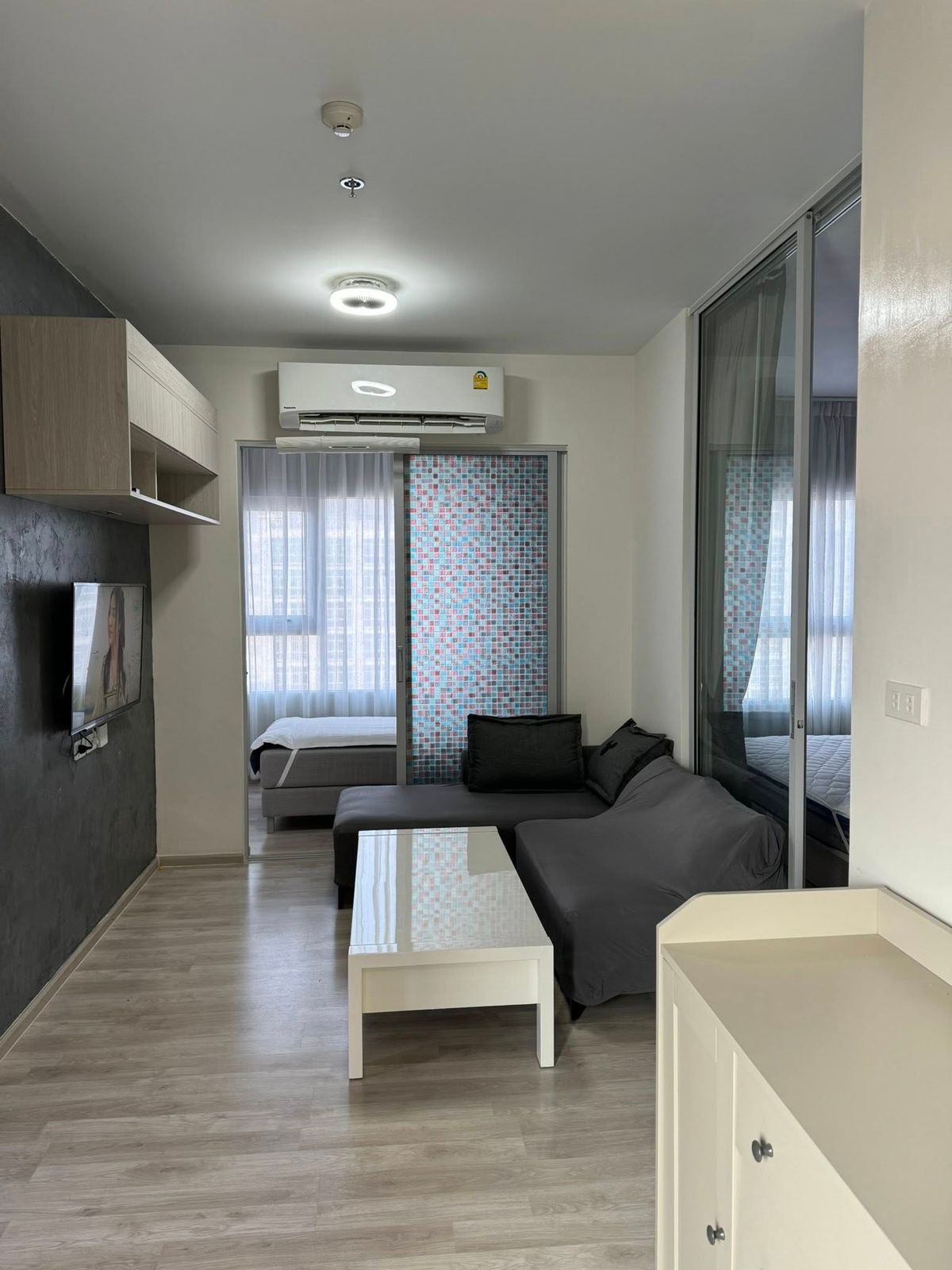 For RentCondoRamkhamhaeng, Hua Mak : 1 bedroom condo for rent. Niche Mono Ramkhamhaeng 🔥 Near the Lamsa Line Line Line 🔥
