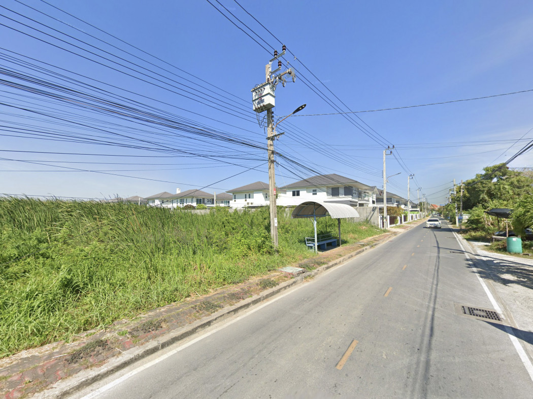 ขายที่ดินสมุทรปราการ สำโรง : ขายถูก ที่ดิน ริมถนนเมนซอยวัดบางปลา บางพลี 7 ไร่ เหมาะทำจัดสรร ถนนกว้าง  KK