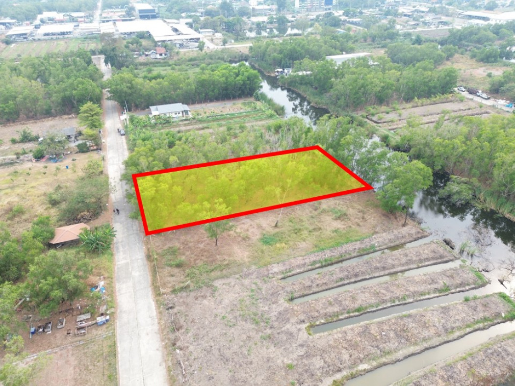 ขายที่ดินปทุมธานี รังสิต ธรรมศาสตร์ : ขายที่ดิน สำหรับทำโกดัง คลองสี่ 2 ไร่ ถนนกว้าง ใกล้ถ.คลองหลวง 450 ม. KK