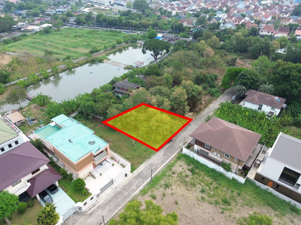 ขายที่ดินมีนบุรี-ร่มเกล้า : ขาย ที่ดิน 99 ตรว หมู่บ้านธารารมณ์ รามคำแหง150 สงบ ปลอดภัย ใกล้ถ.รามคำแหงแค่ 1.4 กม. KK