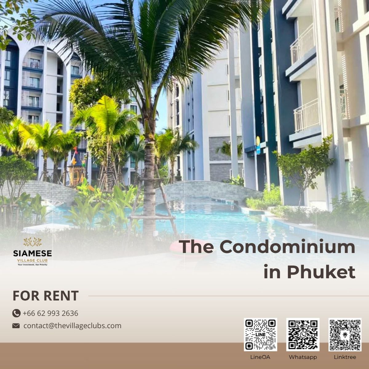 ให้เช่าคอนโดภูเก็ต : The Condominium in Phuket for Rent 