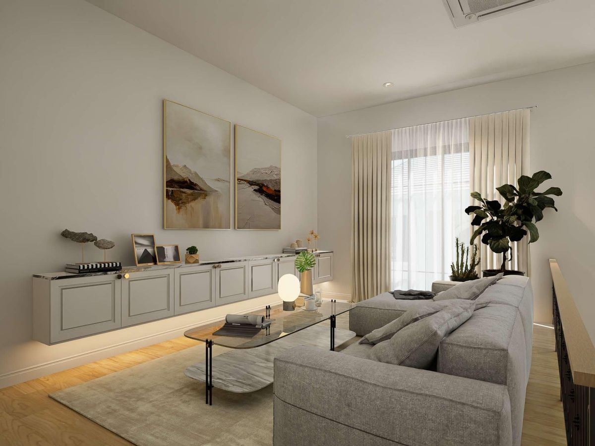 For RentHouseBangna, Bearing, Lasalle : 🏡 Large luxury house With private garden area