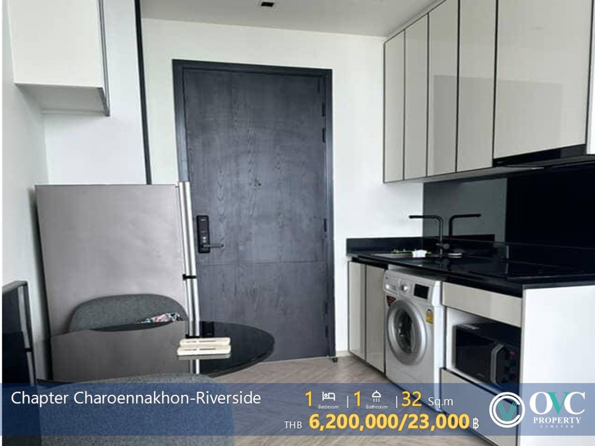 คอนโดวงเวียนใหญ่ เจริญนคร : Rent & Sale @Chapter Charoennakhon-Riverside