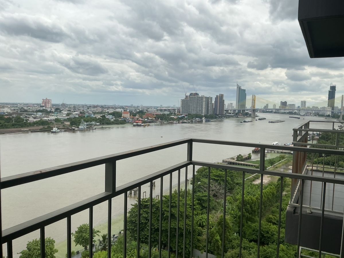 For RentCondoRama3 (Riverside),Satupadit : Riverfront room#UD Light Residence River Hot Rama 3#