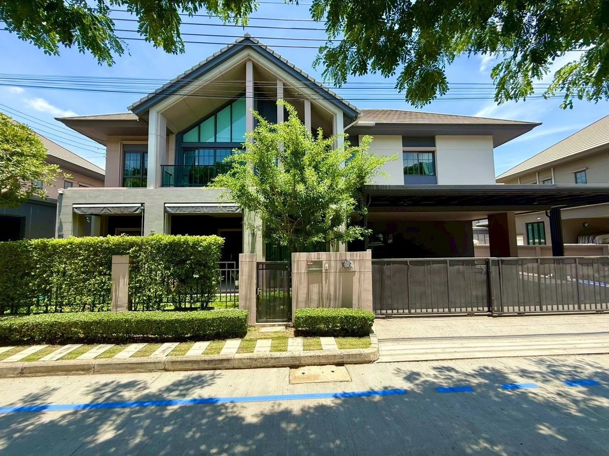 ขายบ้านแจ้งวัฒนะ เมืองทอง : 🎉🏡 Bangkok Boulevard แจ้งวัฒนะ 2 บ้านหรู Fully Furnished พร้อมอยู่! ✨ บ้านใหญ่ 427 ตร.ม. ทำเลทอง!