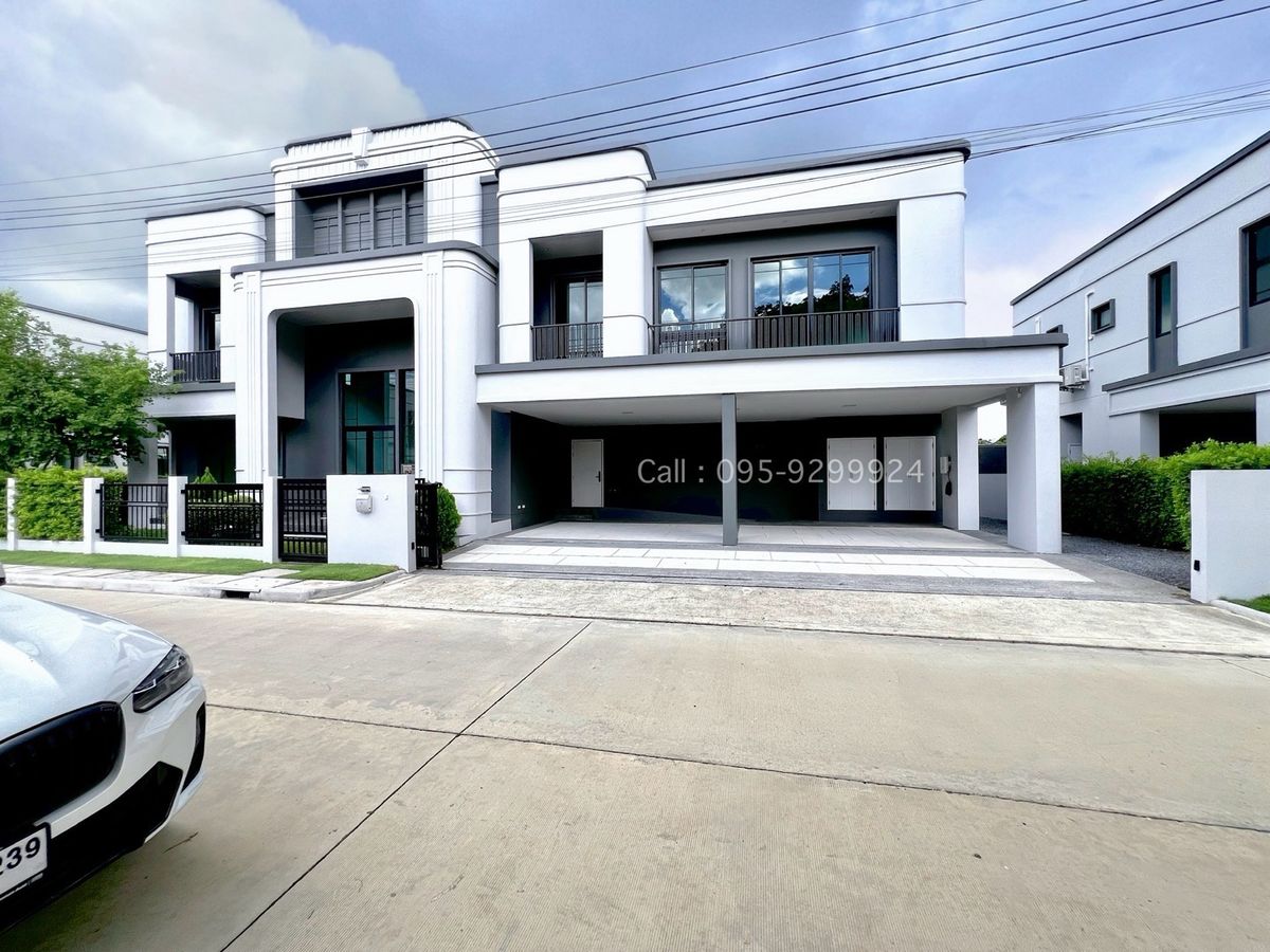 ขายบ้านนวมินทร์ รามอินทรา : 🏡✨เศรษฐสิริ วงแหวน – จตุโชติ แปลงมุมหน้าสวน ติดตั้งโซลาร์เซลล์ทั้งหลัง 499 ตร.ม. 5 ห้องนอน 6 ห้องน้ำ นัดชมติดต่อ 📲 095-9299924 (K.เบนซ์) 
