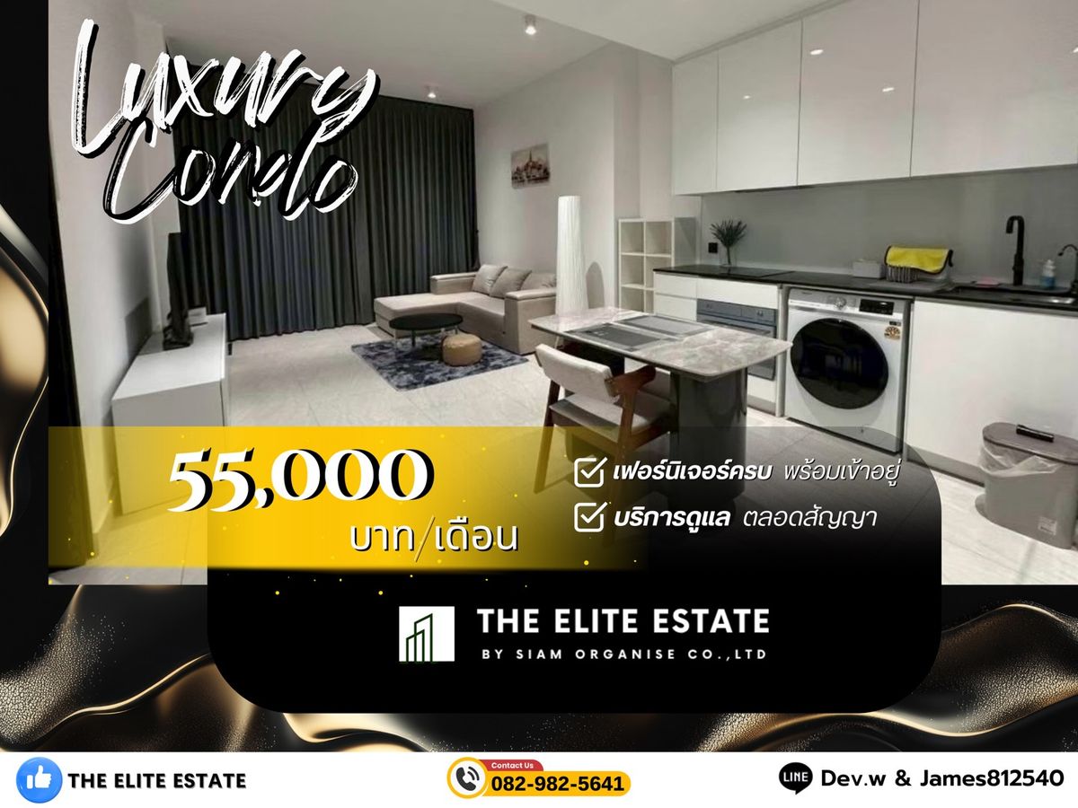 For RentCondoSathorn, Narathiwat : 🔑✨ Exclusive Offer • Beautiful Fully Furnished • Ready-to-Move-In Unit • For Rent at Tait Sathorn 12 • Near BTS Saint Louis 
