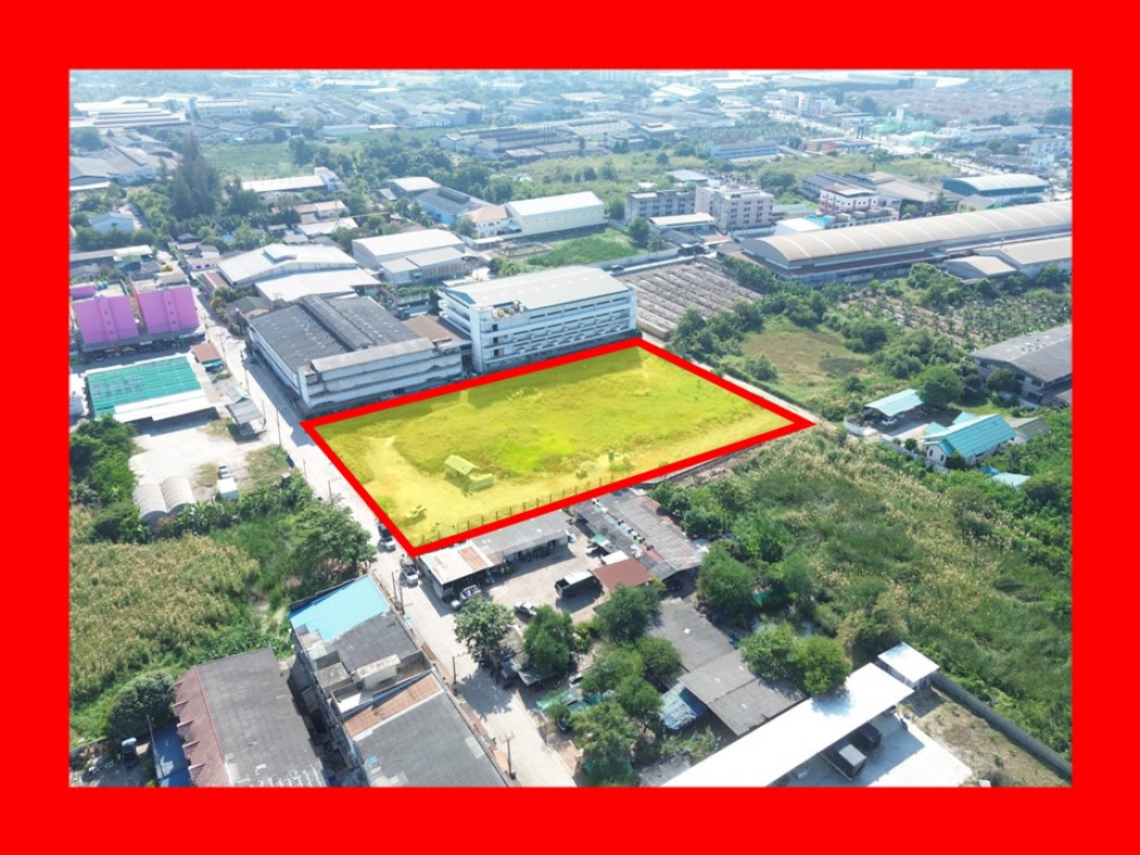 ขายที่ดินมหาชัย สมุทรสาคร : ขาย ที่ดิน ผังม่วง สำหรับทำโรงงาน ท่าไม้ กระทุ่มแบน 4 ไร่กว่า ใกล้ถ.เศรษฐกิจ 1 แค่ 400 ม. KK