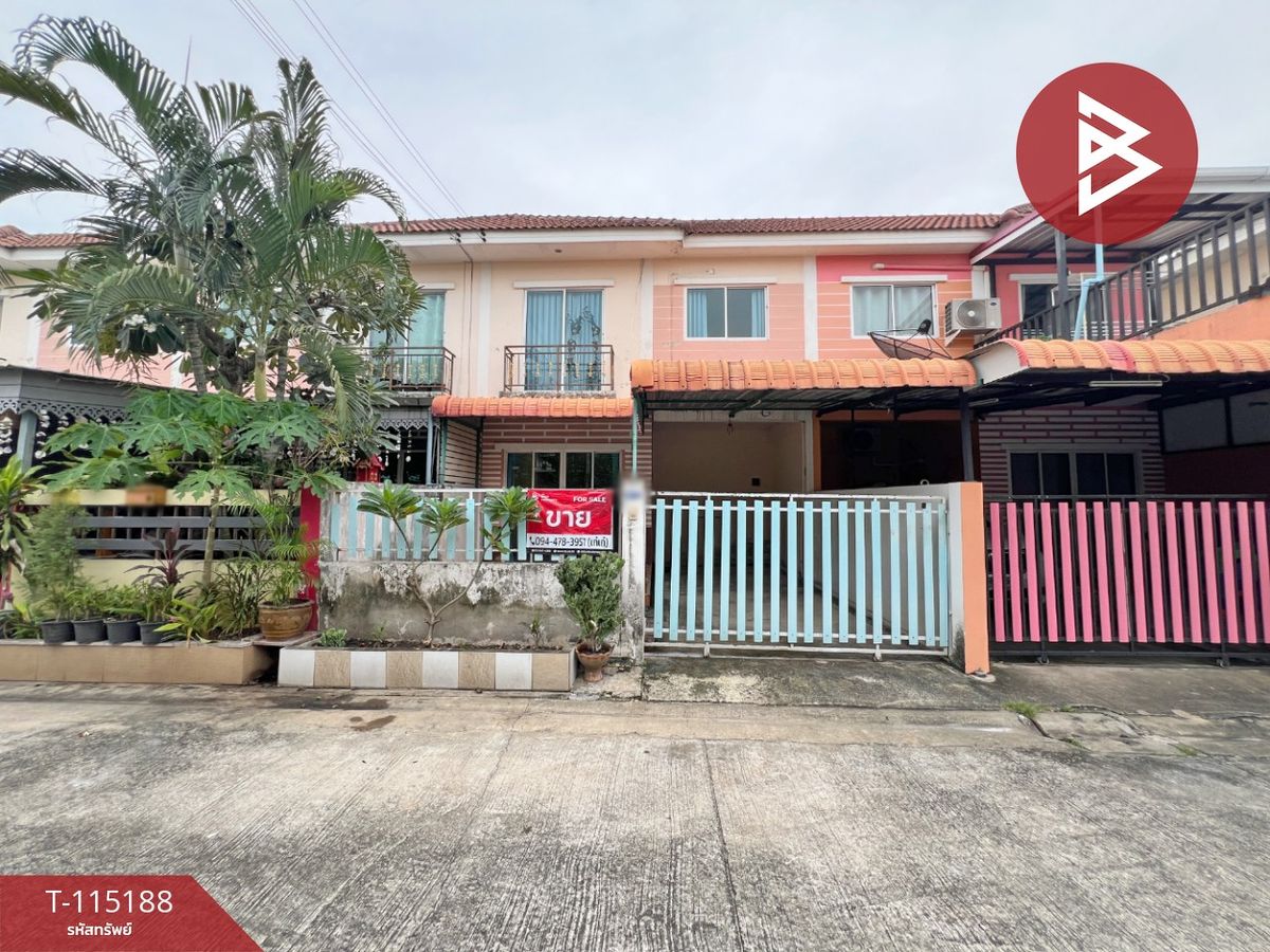 For SaleTownhomeMahachai Samut Sakhon : Townhouse for sale CKV Village, Khae Rai (CK.ville) Krathum Baen Samut Sakhon