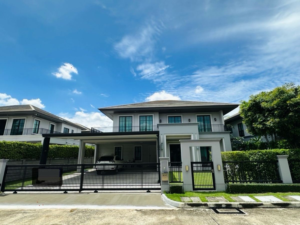 ขายบ้านแจ้งวัฒนะ เมืองทอง : บ้านเดี่ยวพร้อมอยู่ ตกแต่งพร้อมเฟอร์นิเจอร์ครบครัน ทำเลเลียบคลองประปา แจ้งวัฒนะ เมืองทอง ดอนเมือง สภาพบ้านมือหนึ่ง