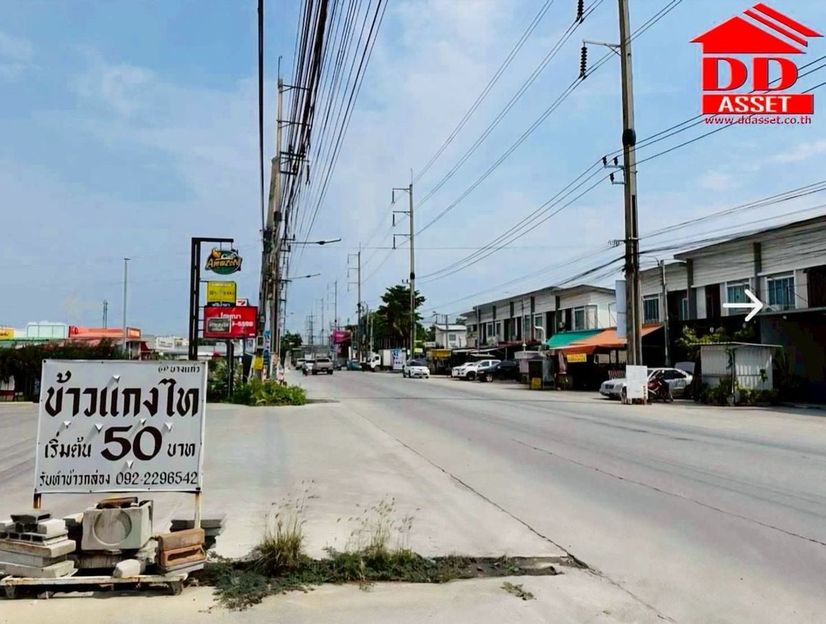 ให้เช่าที่ดินสมุทรปราการ สำโรง : ให้เช่า ที่ดินเปล่า ด้านหลัง Mega Bangna แหล่งชุมชนหมูบ้าน รหัส : L8043