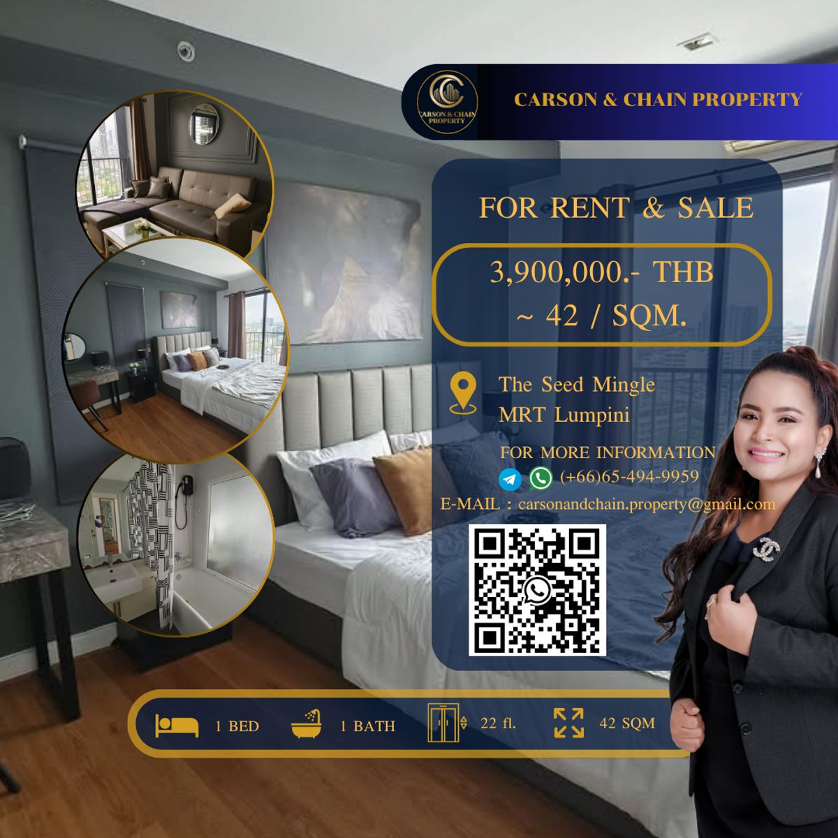 ขายคอนโดสาทร นราธิวาส : The Seed Mingle