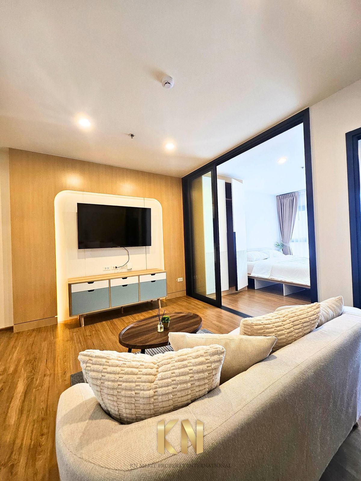 For RentCondoLadprao, Central Ladprao : Condo for rent, The Line VIBE, new room, 1 bedroom, 37 sqm.