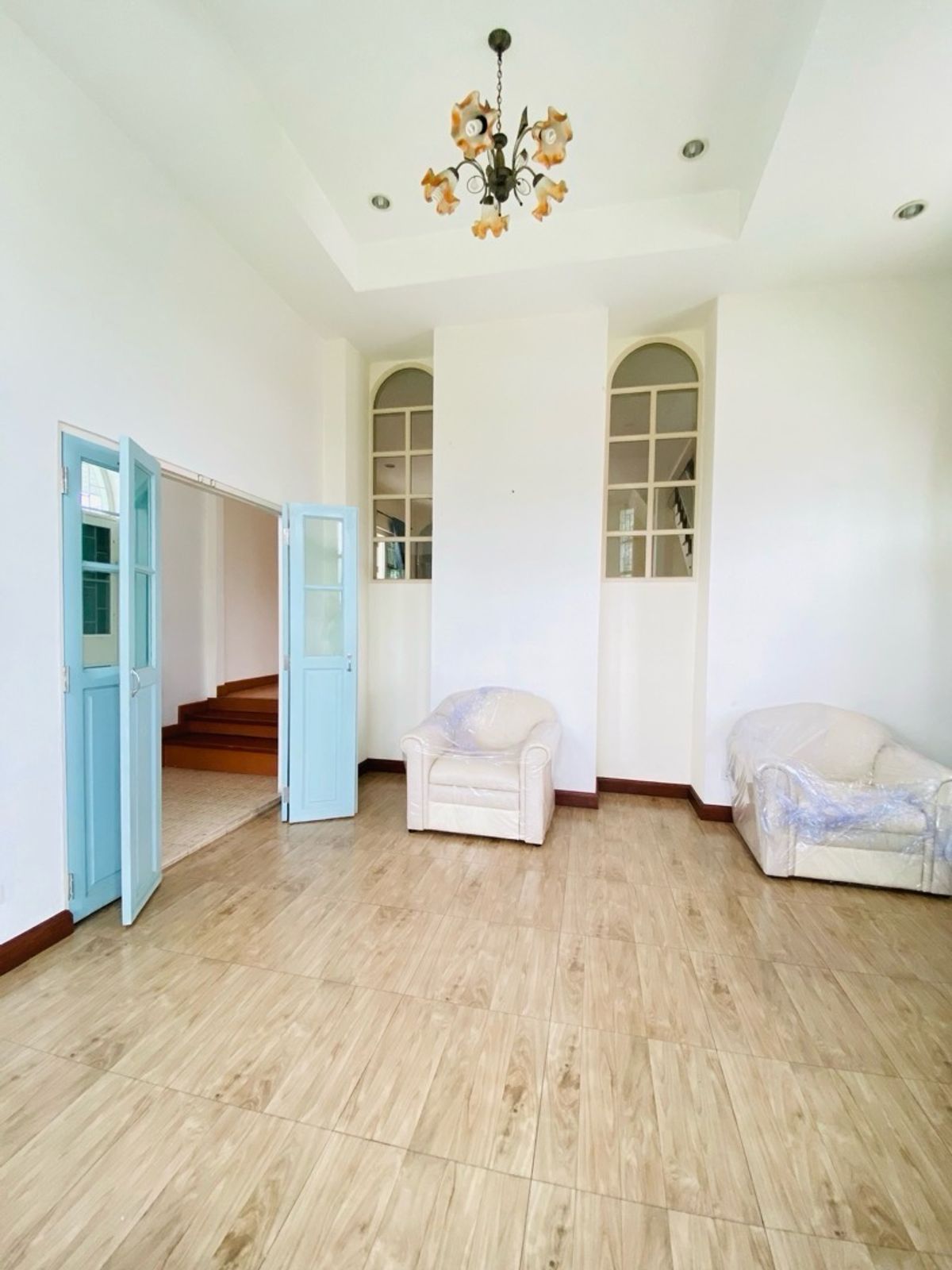 For SaleHouseOnnut, Udomsuk : House for sale in the back of the alley at Muang Thong 4, Sukhumvit 101 (Soi Wat Thammamongkol), near BTS Punnawithi and True Digital Park. Convenient travel location, suitable for both living and investment.