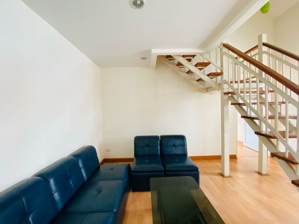 For SaleHouseOnnut, Udomsuk : House for sale in the back of the alley at Muang Thong 4, Sukhumvit 101 (Soi Wat Thammamongkol), near BTS Punnawithi and True Digital Park. Convenient travel location, suitable for both living and investment.