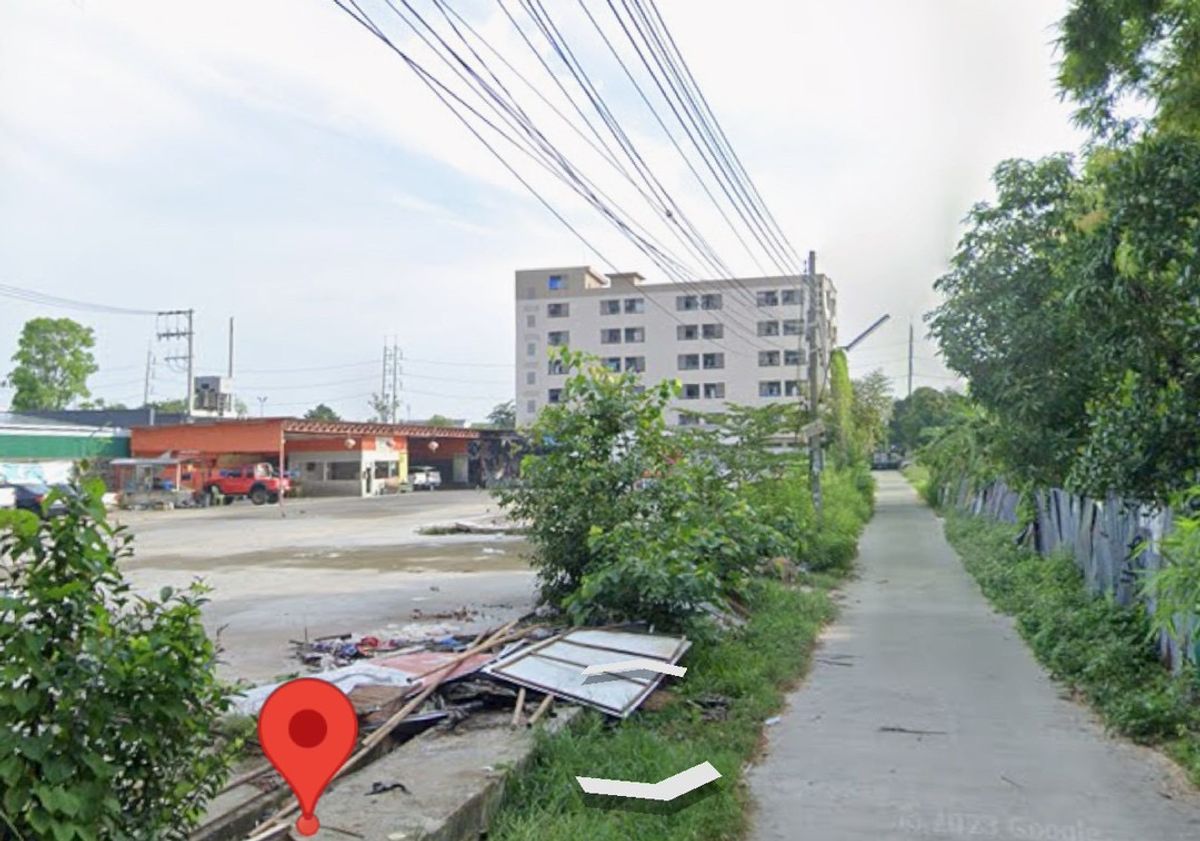 ให้เช่าที่ดินสมุทรปราการ สำโรง : ให้เช่าที่ดินเปล่า ติดถนน เทพารักษ์ ติดทางขึ้น MRT ศรีเทพา รหัส : L8042