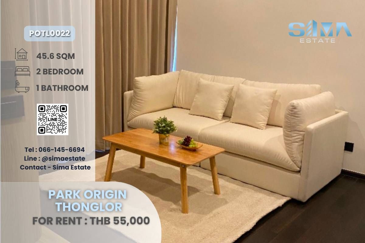 ให้เช่าคอนโดสุขุมวิท อโศก ทองหล่อ : ให้เช่า☁️Park Origin Thonglor☁️ห้องสวย ตกแต่งพร้อมอยู่ คอนโดหรูใจกลางทองหล่อ☀️