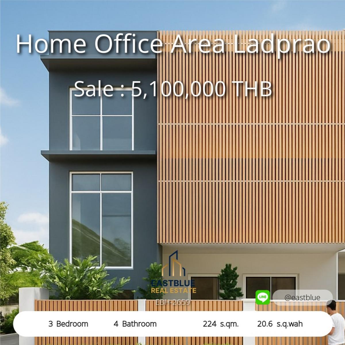 ขายโฮมออฟฟิศลาดพร้าว101 แฮปปี้แลนด์ : คอนโดหรูทำเลทองย่านลาดพร้าว Home Office Area Ladprao 3 ห้องนอน 4 ห้องน้ำ เนื้อที่ 224 ตรม. ราคาเพียง 5.1 ล้านบาท!
Luxury Condo for Sale in Ladprao Area, 3 Bed 4 Bath, 224 sqm, only 5.1 MB!