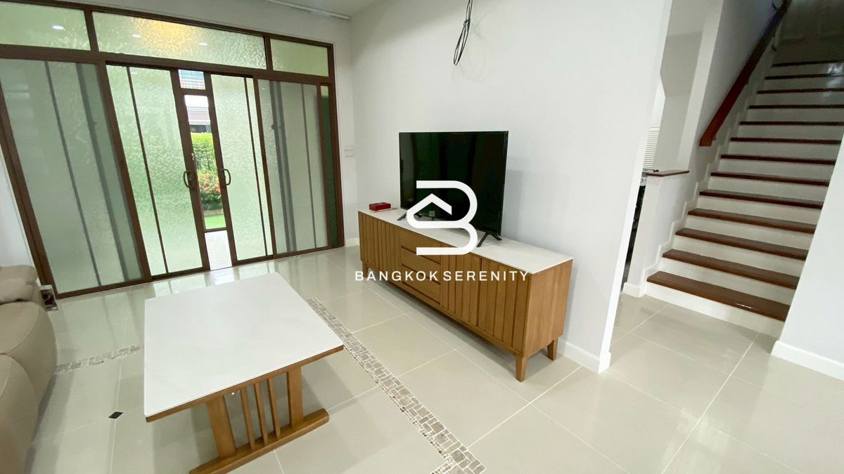 ให้เช่าบ้านบางนา แบริ่ง ลาซาล : Pet friendly House for rent at Setthasiri Bangna Km.7 