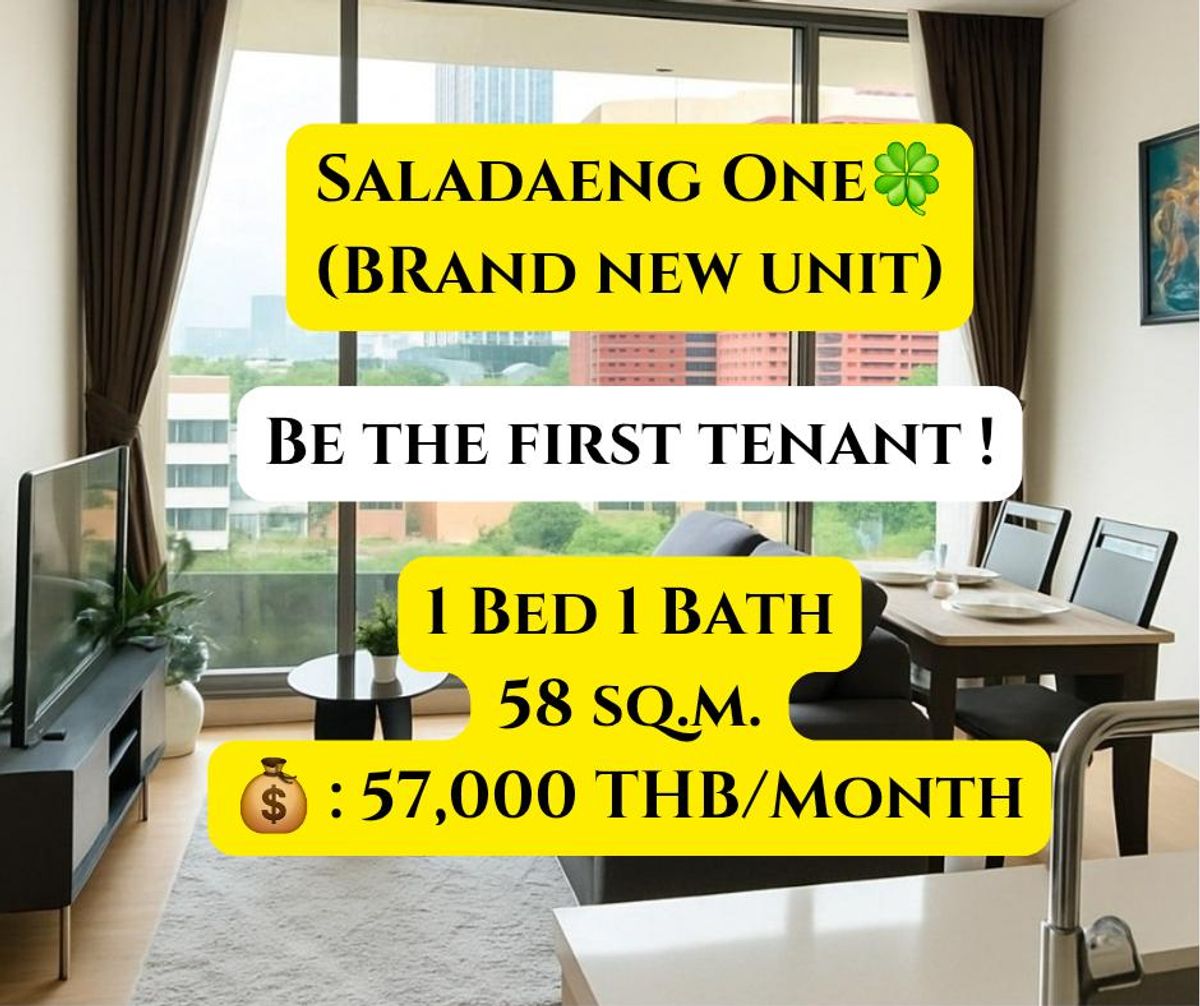 CondoSilom, Saladaeng, Bangrak : 📍Saladaeng One, Lumpini Park view. Super-luxury condo in Silom.
✨ BRAND NEW UNIT – Be the first tenant ! ✨