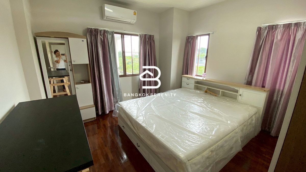 ให้เช่าบ้านบางนา แบริ่ง ลาซาล : Pet friendly House for rent at Setthasiri Bangna Km.7 