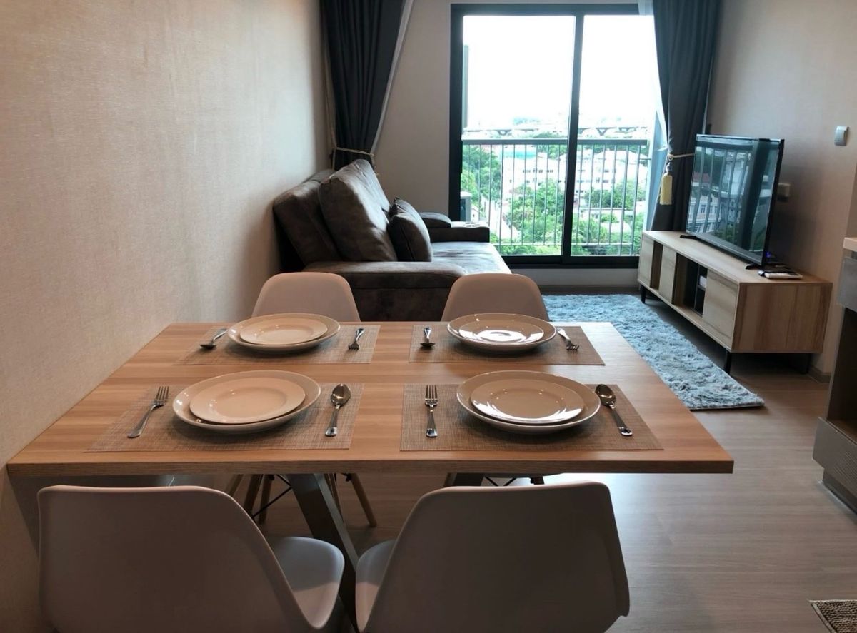 For RentCondoOnnut, Udomsuk : Life Sukhimvit 62 Condo for Rent, Main Building, Floor 9, City View 50 sq.m., price 25,000 baht