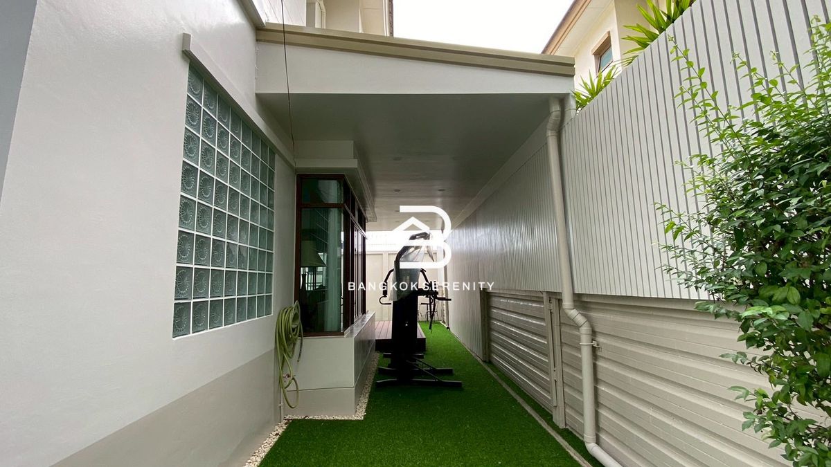 ให้เช่าบ้านบางนา แบริ่ง ลาซาล : Pet friendly House for rent at Setthasiri Bangna Km.7 