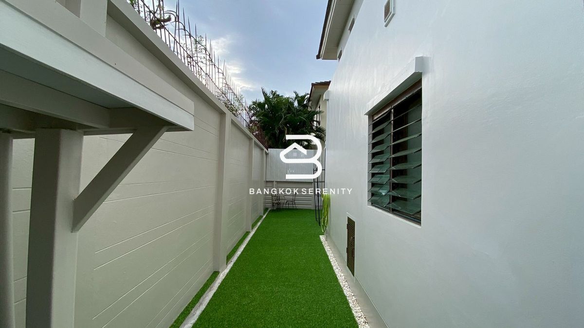 ให้เช่าบ้านบางนา แบริ่ง ลาซาล : Pet friendly House for rent at Setthasiri Bangna Km.7 