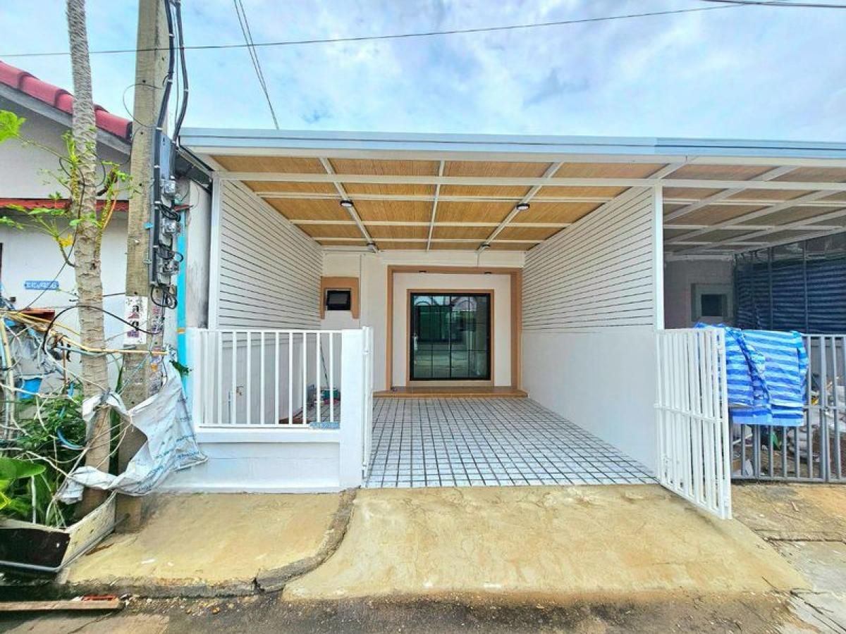 ขายบ้านนนทบุรี บางใหญ่ บางบัวทอง : ขายทาวน์เฮ้าส์/ทาวน์โฮม หมู่บ้านพิมลราช 1 หน้ากว้าง รีโนเวทใหม่ พิมลราช บางบัวทอง นนทบุรี CX-124523