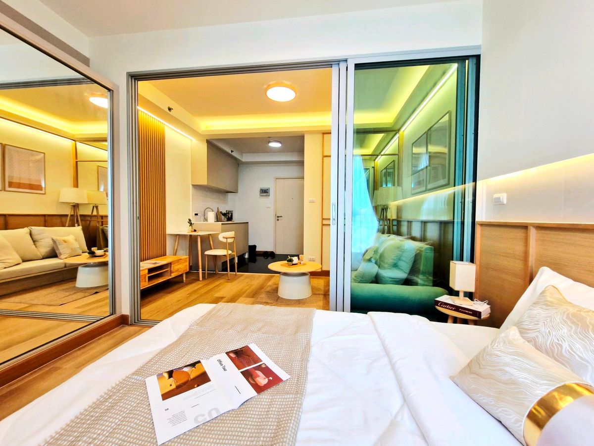 For SaleCondoBangna, Bearing, Lasalle : (Owner Post✨) 📍ASPACE ME Bangna, newly renovated condo, Japandi style near Mega Bangna  (Accept agent)