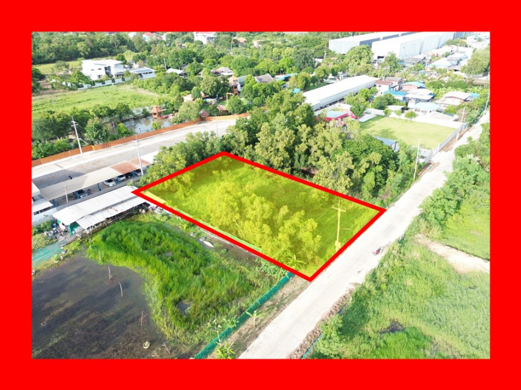 ขายที่ดินปทุมธานี รังสิต ธรรมศาสตร์ : ขายที่ดิน ผังสีชมพู 376 ตรว ซอยคลองสี่ตะวันตก 23 ใกล้ถ.คลองหลวงแค่ 3 กม. DD