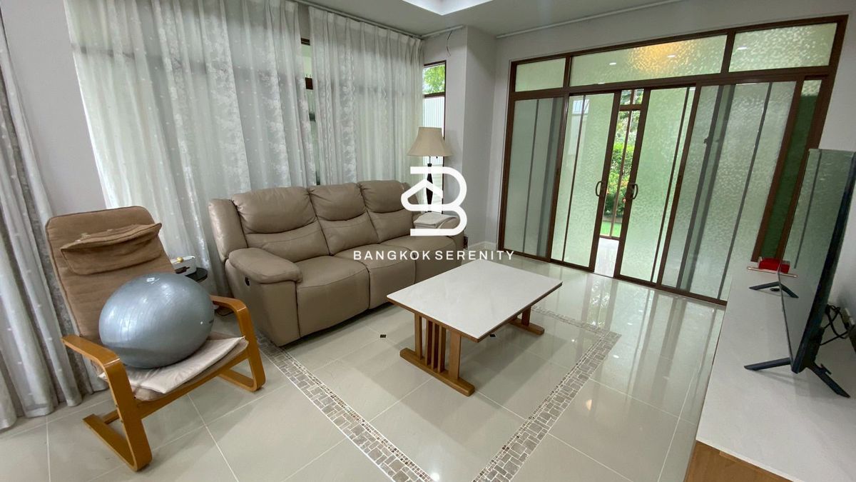 ให้เช่าบ้านบางนา แบริ่ง ลาซาล : Pet friendly House for rent at Setthasiri Bangna Km.7 