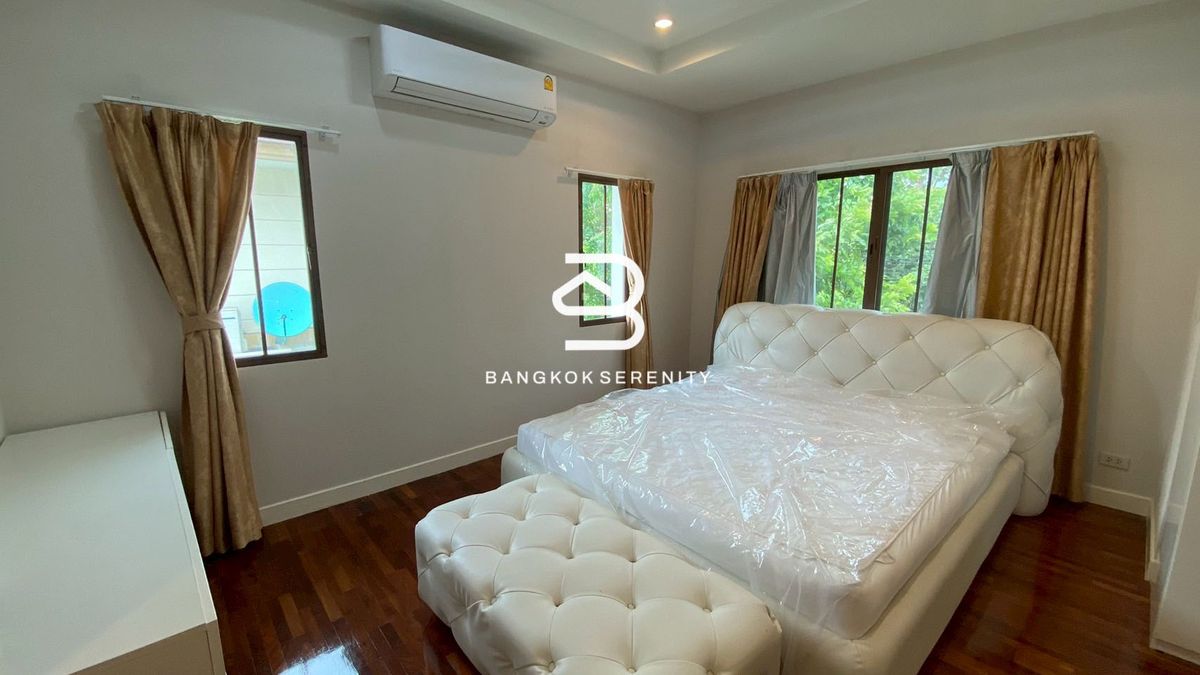 ให้เช่าบ้านบางนา แบริ่ง ลาซาล : Pet friendly House for rent at Setthasiri Bangna Km.7 