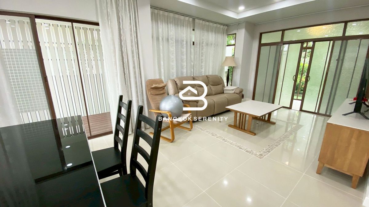 ให้เช่าบ้านบางนา แบริ่ง ลาซาล : Pet friendly House for rent at Setthasiri Bangna Km.7 