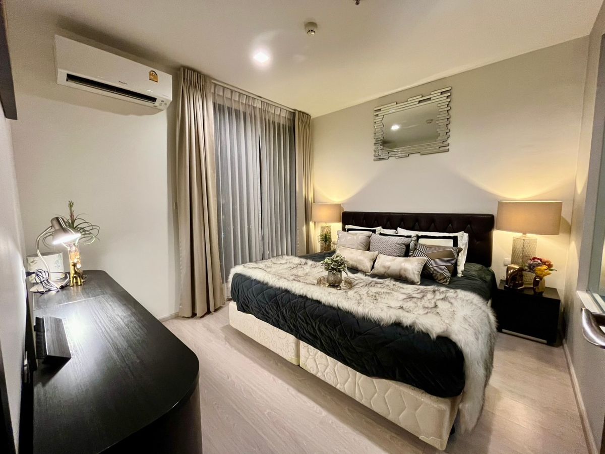 For RentCondoOnnut, Udomsuk : 🔥For urgent rent🔥 Rhythm Sukhumvit 44/1, spacious room + bathtub, fully furnished (next to BTS Phra Khanong)