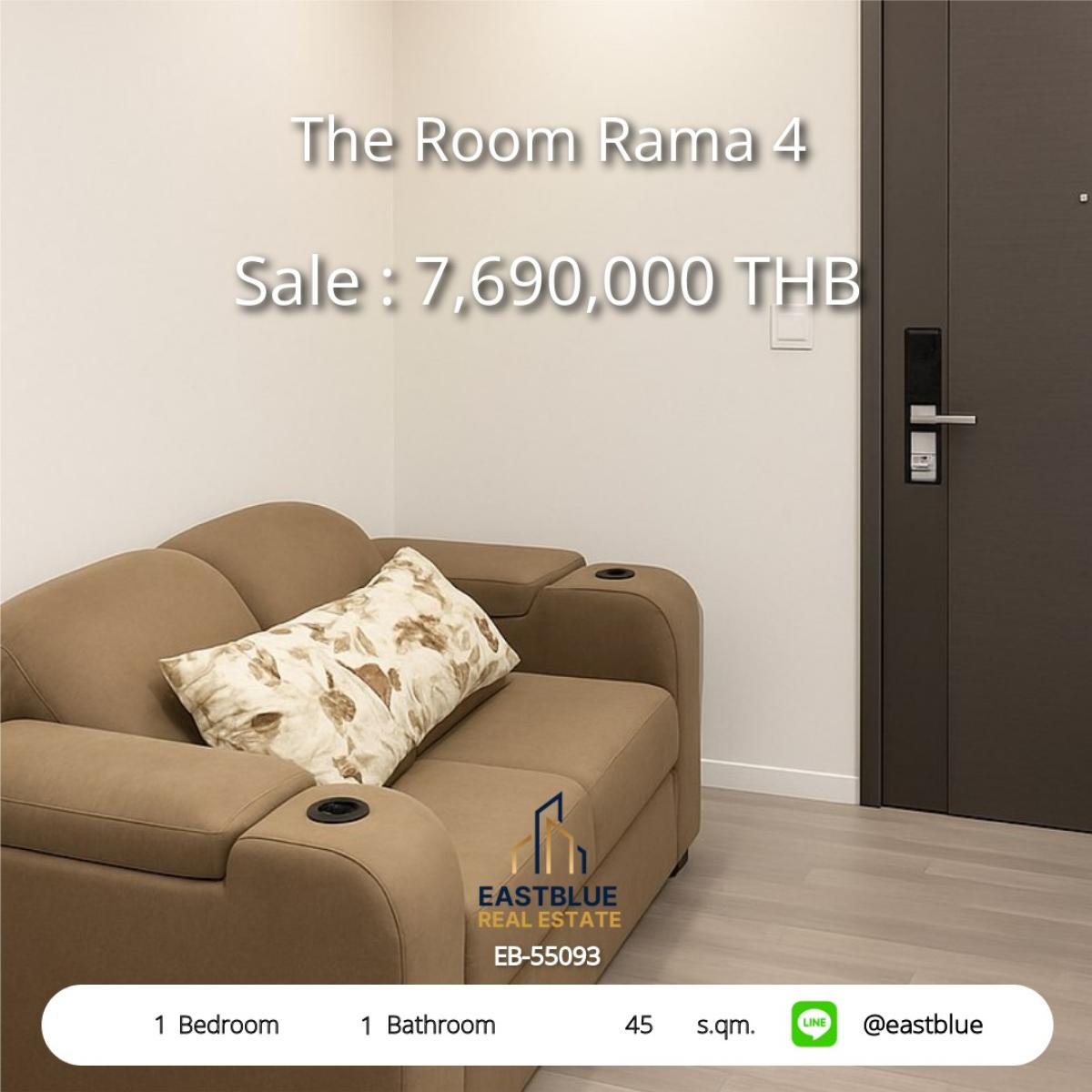 For SaleCondoSiam Paragon ,Chulalongkorn,Samyan : Special discount-luxury condo in the heart of the city -The-Room-Rama-4-1- Bedroom-45-M-near-BTSMRT-Hua Lamphong-Just
