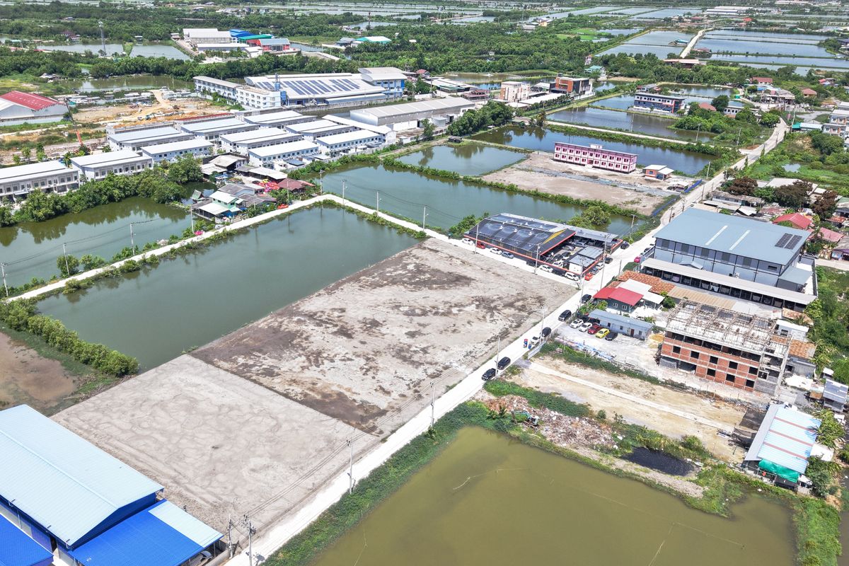 ขายที่ดินราษฎร์บูรณะ สุขสวัสดิ์ : ที่ดินประชาอุทิศ 90 พระสมุทรเจดีย์  1 ไร่ ใกล้วัดคลองสวน ถมแล้วพร้อมใช้งาน! (เพียงไร่ละ 8 ล้านบาท)+++