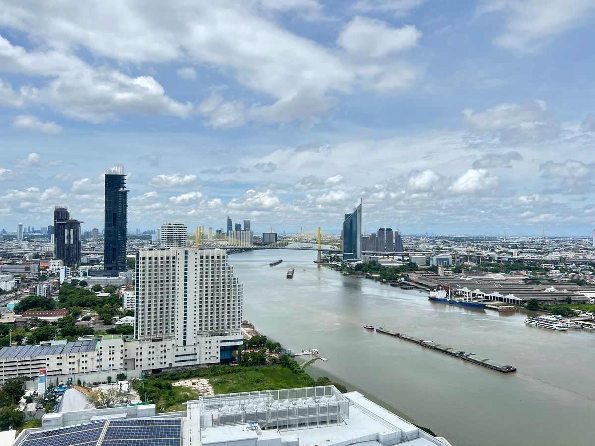 ขายคอนโดพระราม 3 สาธุประดิษฐ์ : For Sell 3 Bed ชั้นสูง วิวสวย ห้องใหม่ไม่เคยเข้าอยู่  The Key Rama 3 ใกล้ Terminal 21 