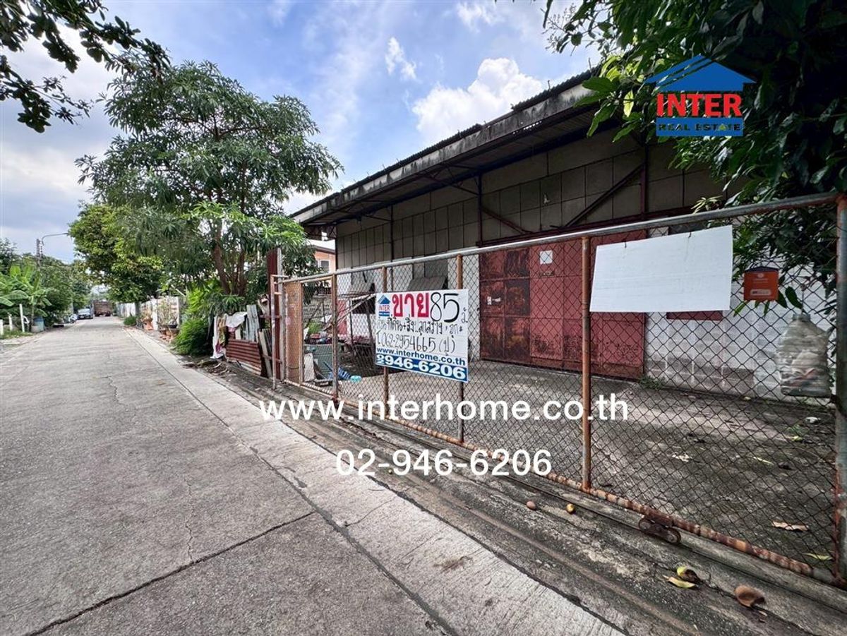 For SaleLandChaengwatana, Muangthong : Land + building 85 sq.w. Land + building Soi Chaeng Watthana 10, intersection 2-3, opposite the Condo Deta Chaeng Watthana, Chaeng Watthana Road, Chaeng Watthana 10 Road, Bang Khen District, Bangkok