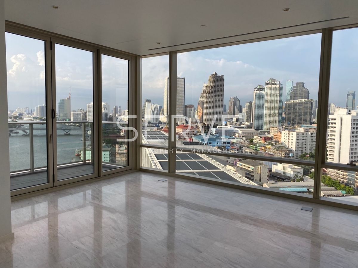 For RentCondoSathorn, Narathiwat :  Corner unit 2 Bed 2 Bath 1 Living room with Bathtub & Jacuzzi Luxury Condo Near to Asiatique at Four Seasons Private Residences Condo / For Rent